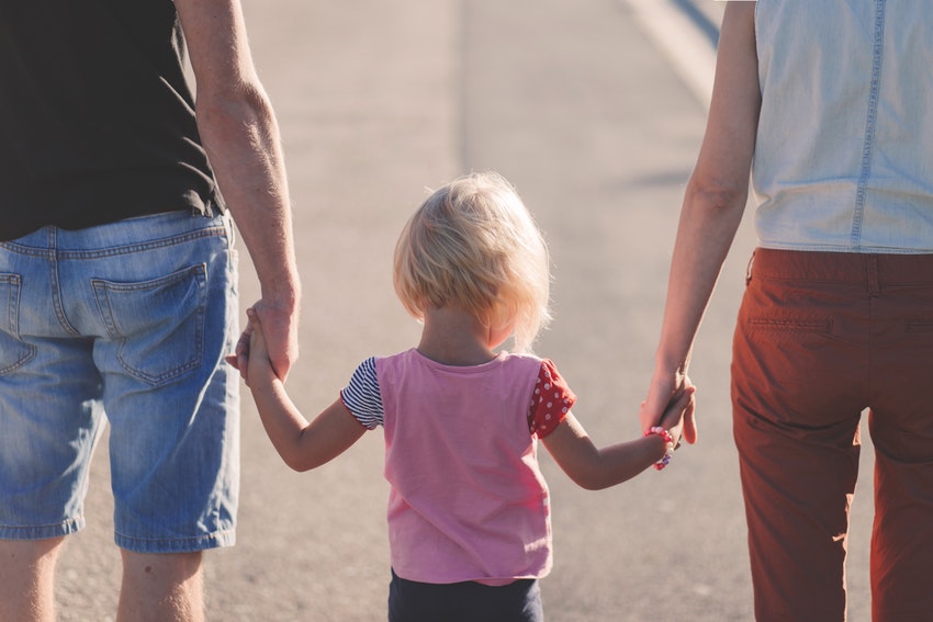 Parents et fille